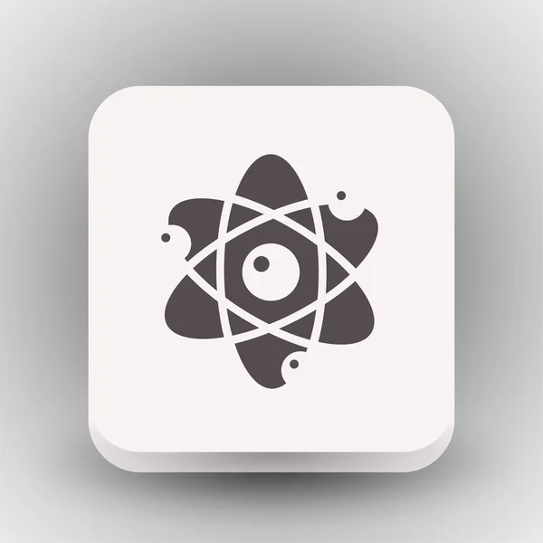 Pictograph of atom concept icon — Stock Vector