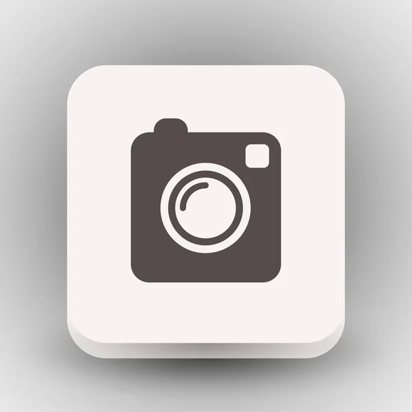 Pictograma do ícone do conceito da câmera — Vetor de Stock