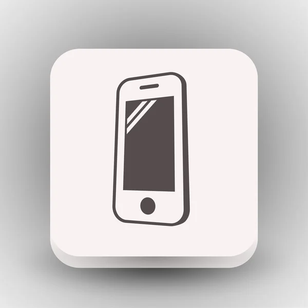 Pittogramma dell'icona cocncept mobile — Vettoriale Stock