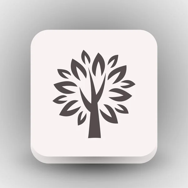 象形文的树概念图标 — 图库矢量图片