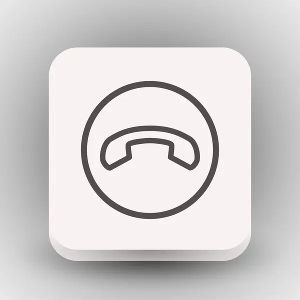 Ikona ikony koncept telefonu — Stockový vektor