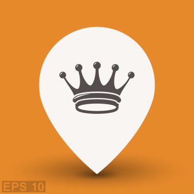 Ekibimizi taç konsept simgesinin