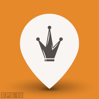 Ekibimizi taç konsept simgesinin