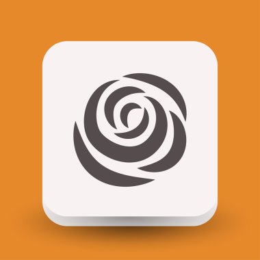 Ekibimizi gül konsept simgesinin