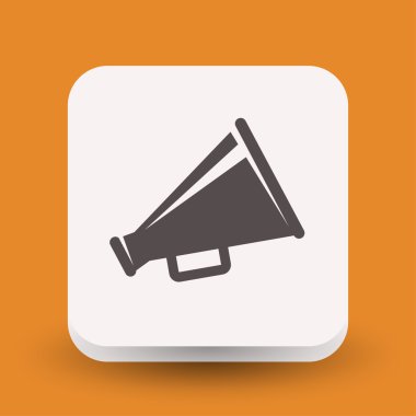 Ekibimizi megafon kavramı simgesinin