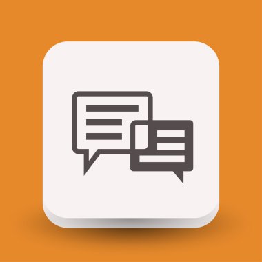 Ekibimizi mesaj veya smartphone kavramı simge sohbet