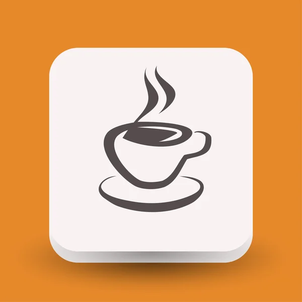 Pictograph van cup concept pictogram — Stockvector