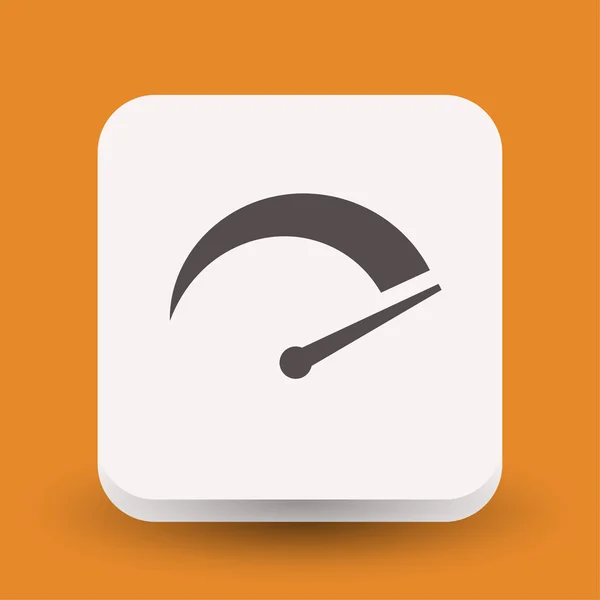 Pictograph van snelheidsmeter concept pictogram — Stockvector