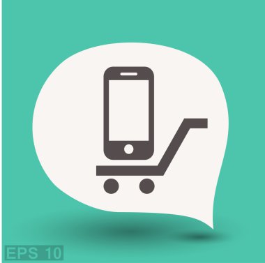 Ekibimizi mobil cocncept simgesinin