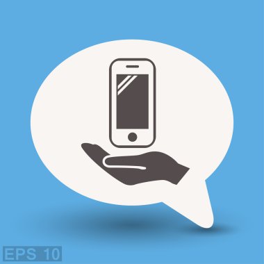 Ekibimizi mobil cocncept simgesinin