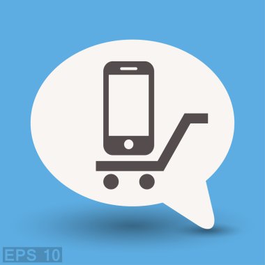 Ekibimizi mobil cocncept simgesinin