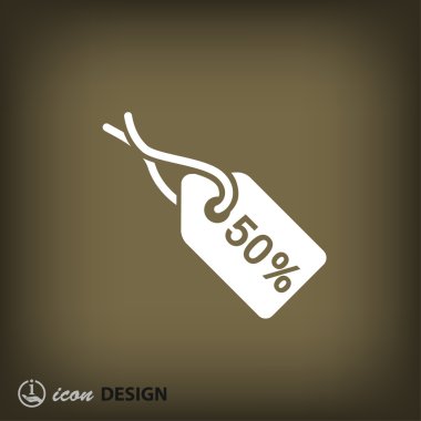 Resim etiketi kavramı simgesinin