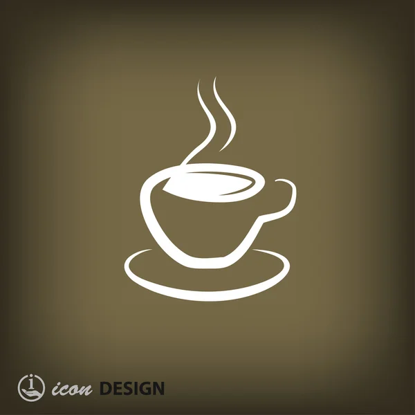 Pictograph van cup concept pictogram — Stockvector