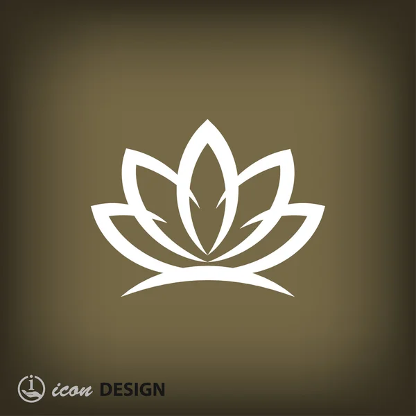Ikona aplikace lotus koncept ikony — Stockový vektor