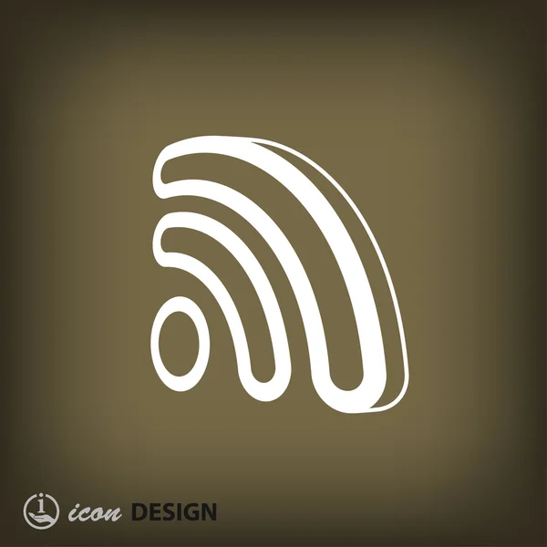 Piktograph von rss concept icon — Stockvektor