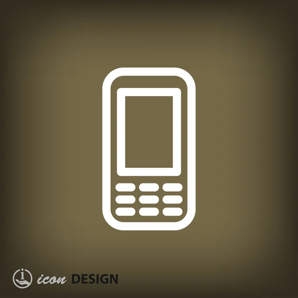 Ikona ikony mobilní cocncept — Stockový vektor