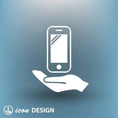 Ekibimizi mobil cocncept simgesinin