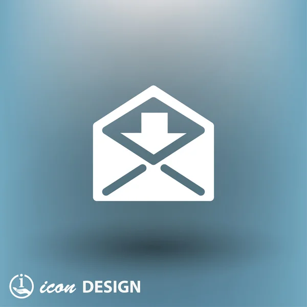 象形文的概念邮件图标 — 图库矢量图片