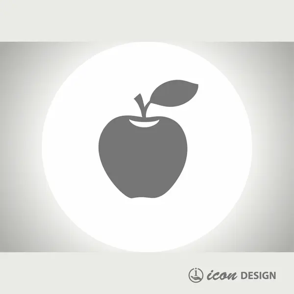 Pictograph of apple concept icon — Stock Vector