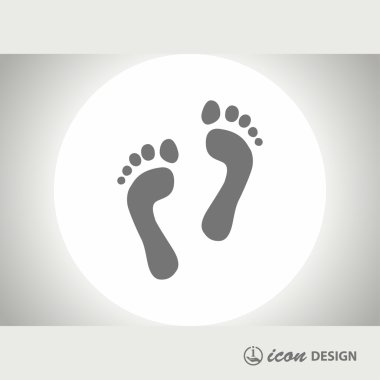Ekibimizi ayak izleri kavramı simgesinin