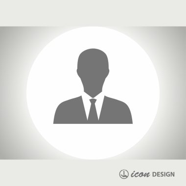 İşadamı simgesi, illüstrasyon