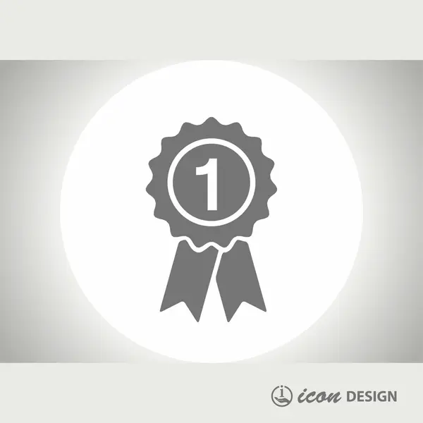 Pictografía del icono del concepto de premio — Vector de stock