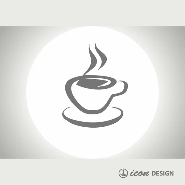 Pictogramme de l'icône de concept de tasse — Image vectorielle