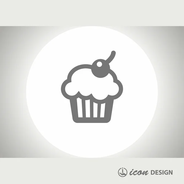 Pictografía del icono del concepto de pastel — Vector de stock