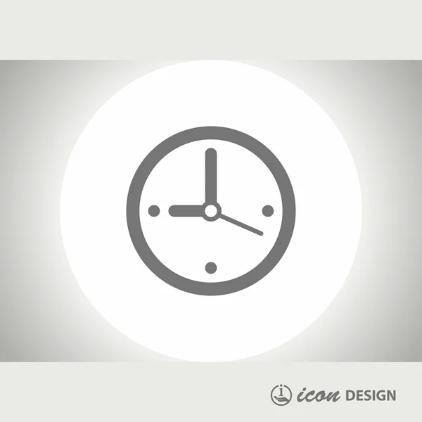 Ikona ikona hodin koncept — Stockový vektor