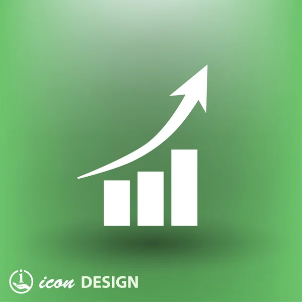 Pictograph ikon konsep grafik - Stok Vektor