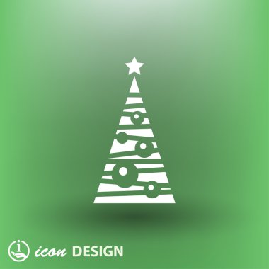 Ekibimizi Noel ağacı kavramı simgesinin