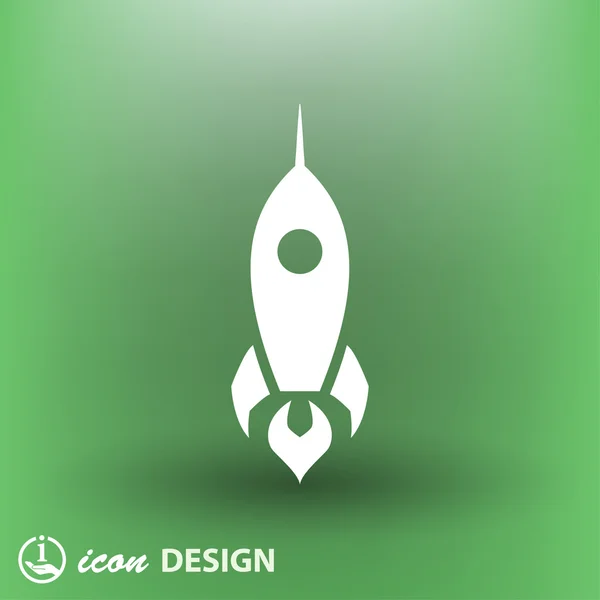 象形文的火箭概念图标 — 图库矢量图片