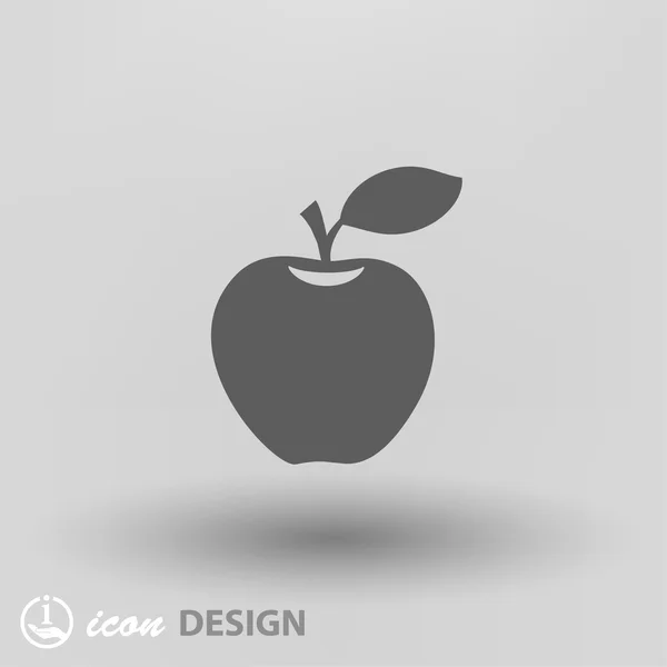 Pictograph av apple concept-ikonen — Stock vektor