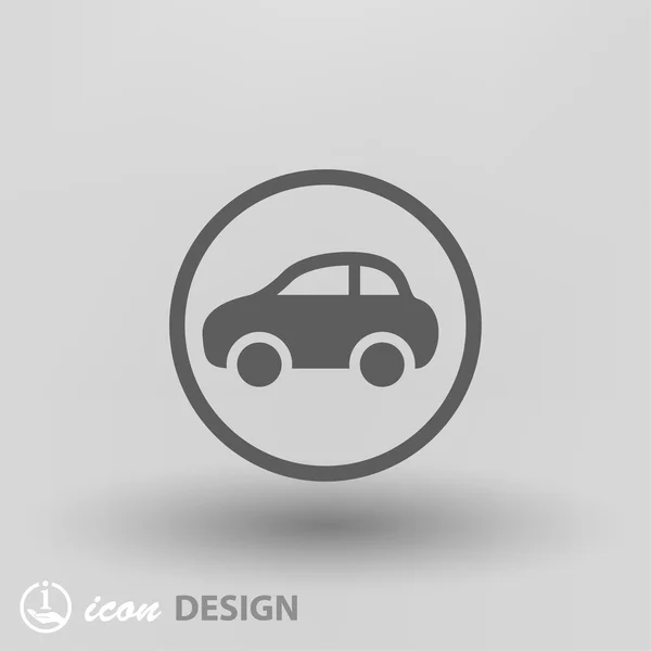 Pictograph van auto concept pictogram — Stockvector