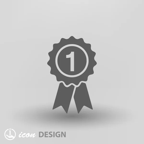 Pictograph of award concept icon — Stock Vector