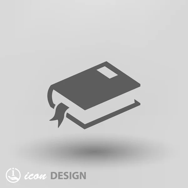 Pictograph of book concept icon — Stock Vector