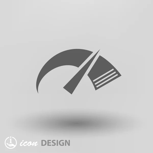 Pictograph van snelheidsmeter concept pictogram — Stockvector