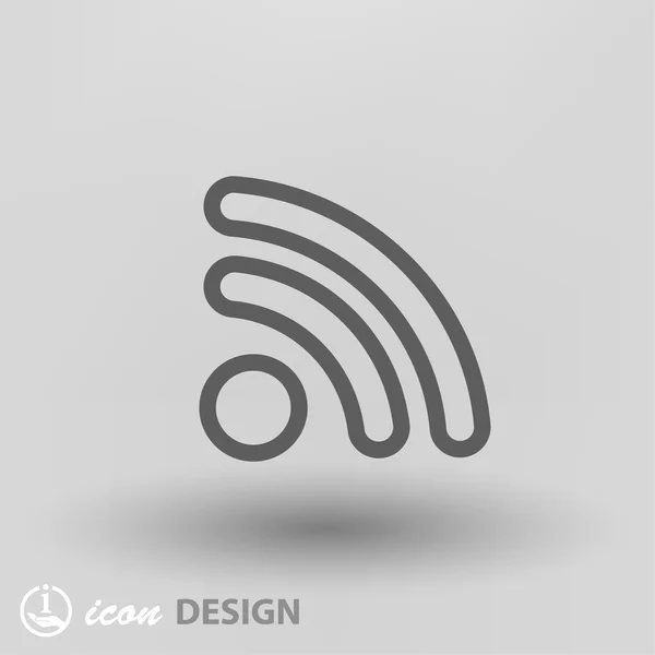 Piktograph von rss concept icon — Stockvektor