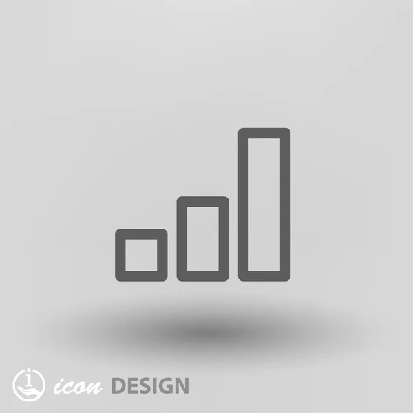 Pictografía del icono del concepto gráfico — Vector de stock