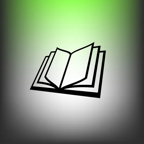 Pictografía del icono del concepto de libro — Vector de stock