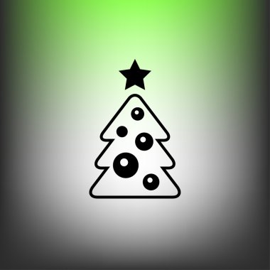 Ekibimizi Noel ağacı kavramı simgesinin