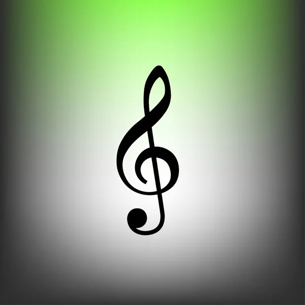 Piktogramm des Schlüsselkonzepts Musik — Stockvektor