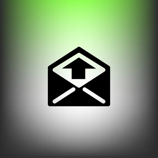 Pictograma do ícone conceito de correio —  Vetores de Stock
