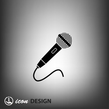 Ekibimizi mikrofon kavramı simgesinin