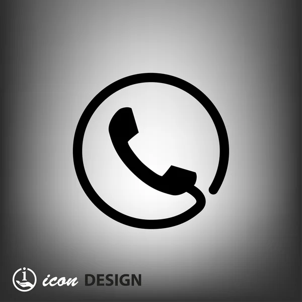 Pictograma do ícone conceito de telefone —  Vetores de Stock