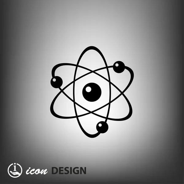原子的抽象象形文 — 图库矢量图片