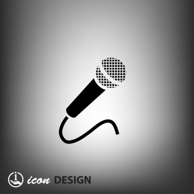 Ekibimizi mikrofon kavramı simgesinin