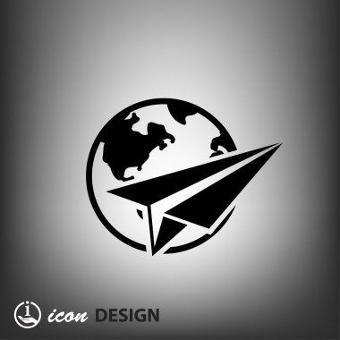 Uçağın soyut resim