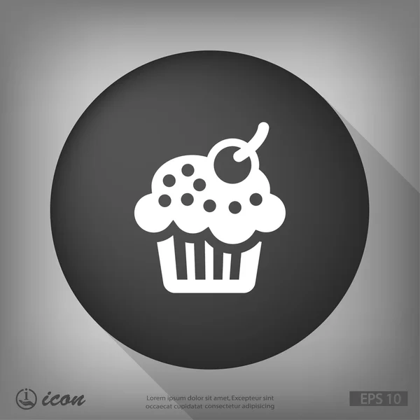 Abstract  pictograph of cake — Stock Vector