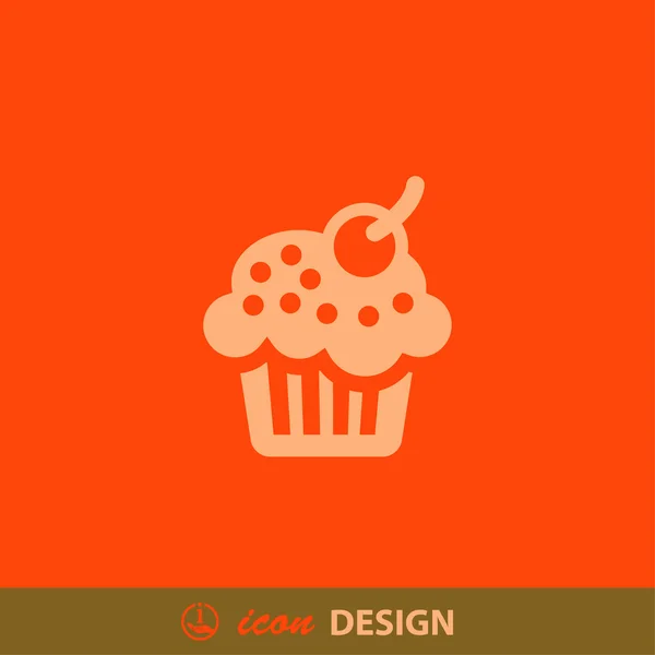 Pictogramme abstrait de gâteau — Image vectorielle